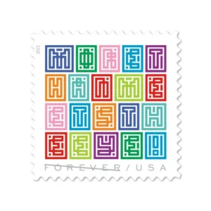 Mystery Message Forever Stamps