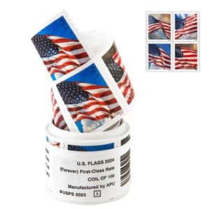 2024 U.S. Flags Forever First Class Postage Stamps